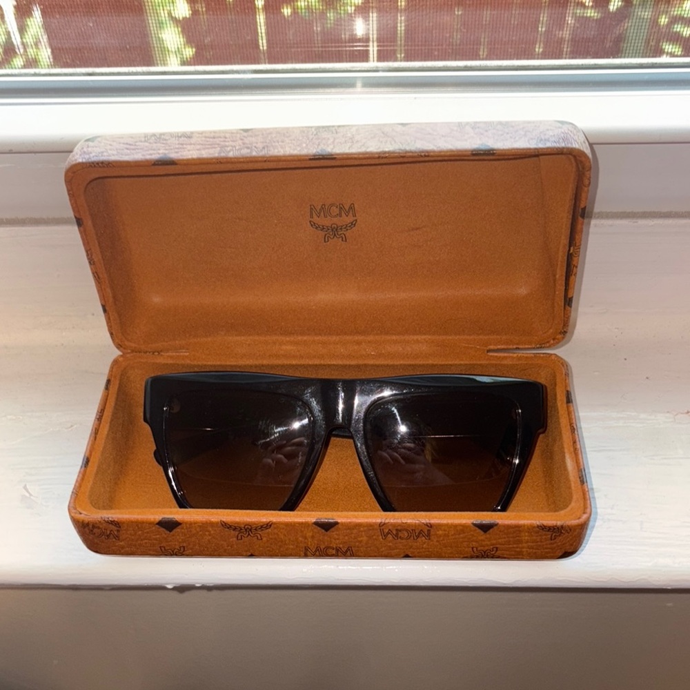 MCM Black Sunglasses with Brown Tint